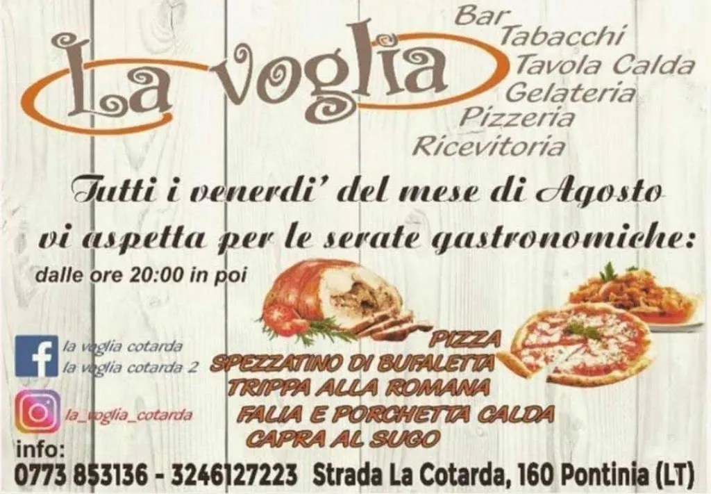 Menu_La Voglia Di Lauretti D. E C. Snc_Pontinia_image_1