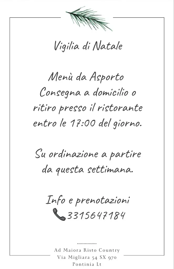 Menu_Ad Maiora Risto Country_Pontinia_image_4