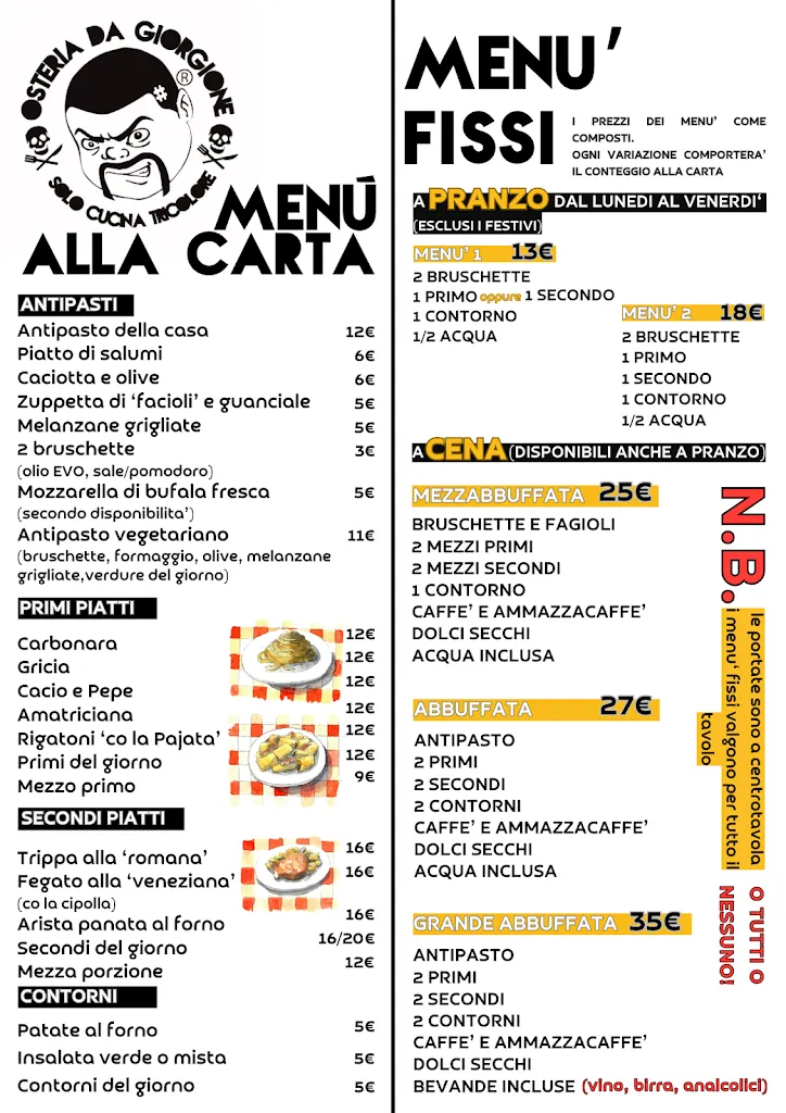 Menu_Osteria da Giorgione_Provincia di Latina_image_1