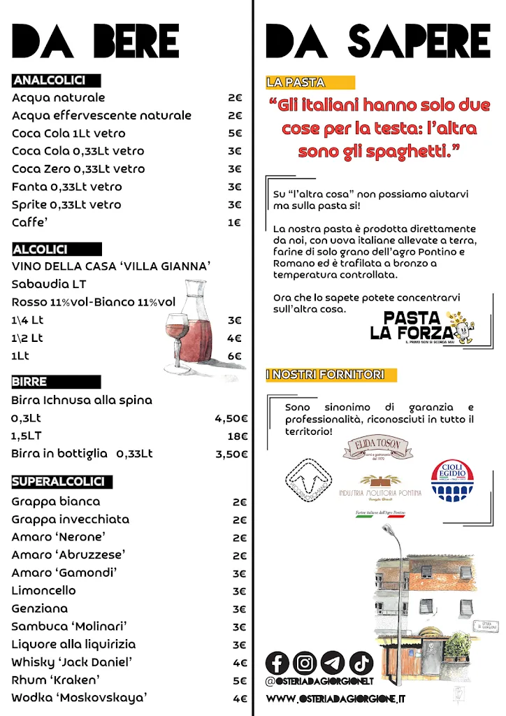 Menu_Osteria da Giorgione_Provincia di Latina_image_2