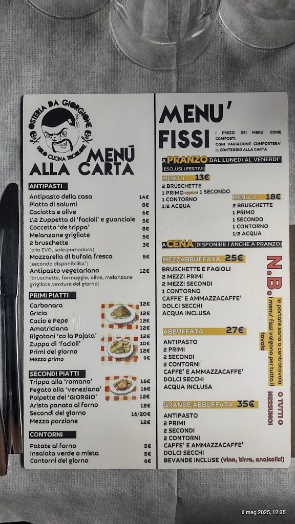 Menu_Osteria da Giorgione_Provincia di Latina_image_3