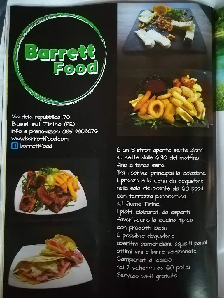 Menu_Barrett Cafe' & Restaurant_Bussi sul Tirino_image_1