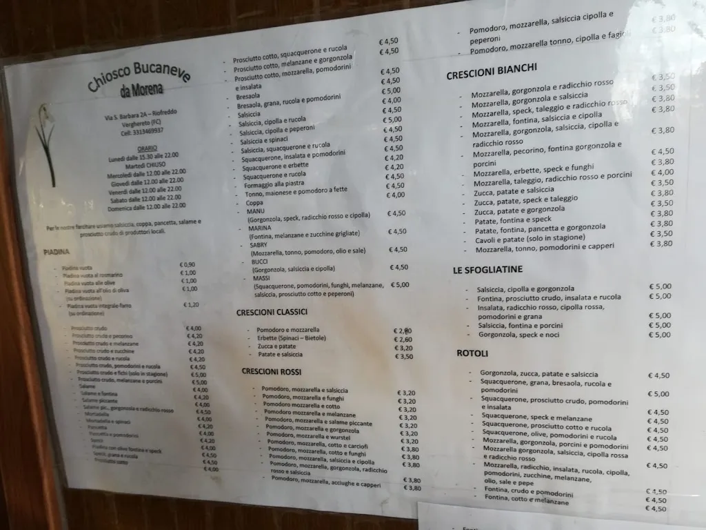 Menu_Piadineria chiosco Bucaneve da Morena_Riofreddo_image_1
