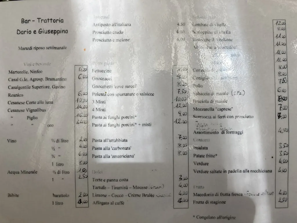 Menu_Dario e Giuseppina Trattoria - bar_Rocca di Cave_image_2