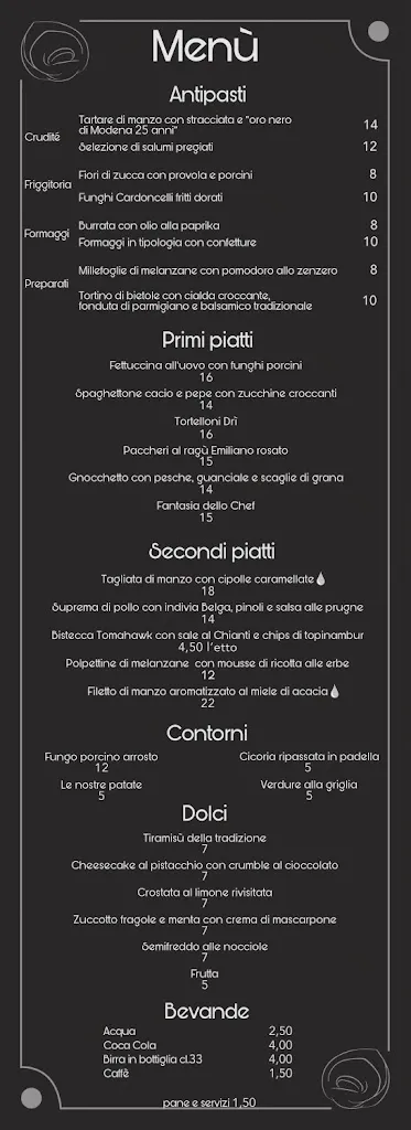 Menu_DRÌ Restaurant Bed & Breakfast a Rocca di Papa_Rocca di Papa_image_2