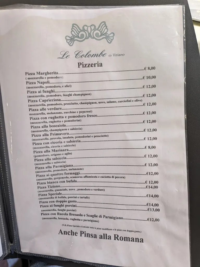 Menu_Le Colombe Da Tiziano_Rocca Priora_immagine_2