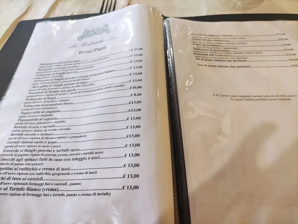 Menu_Le Colombe Da Tiziano_Rocca Priora_immagine_3