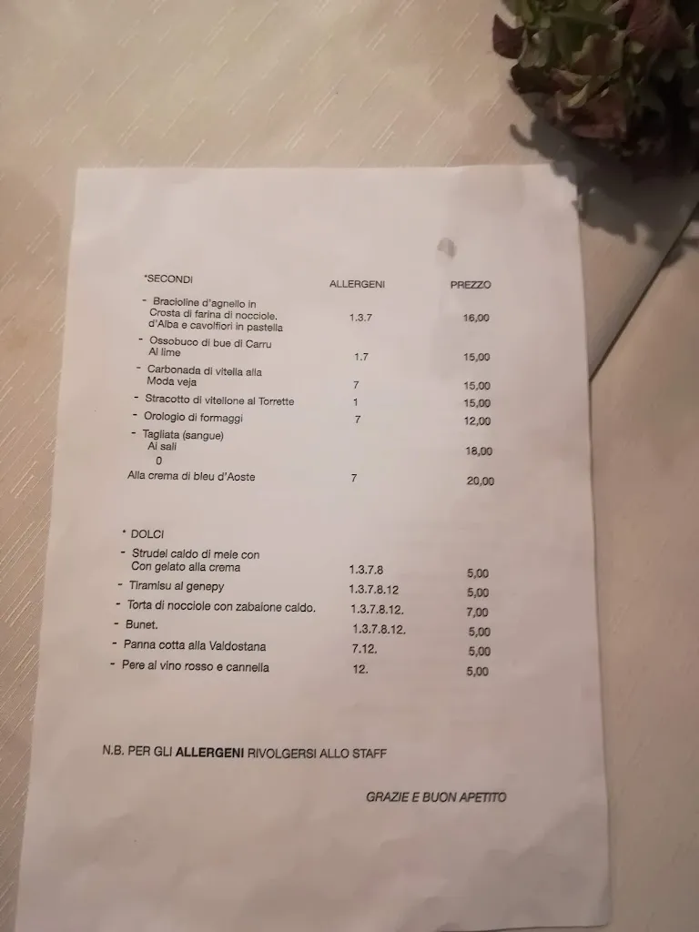 Menu_Bar Drive In / Le Bourg chez Dedé_Champdepraz_immagine_1