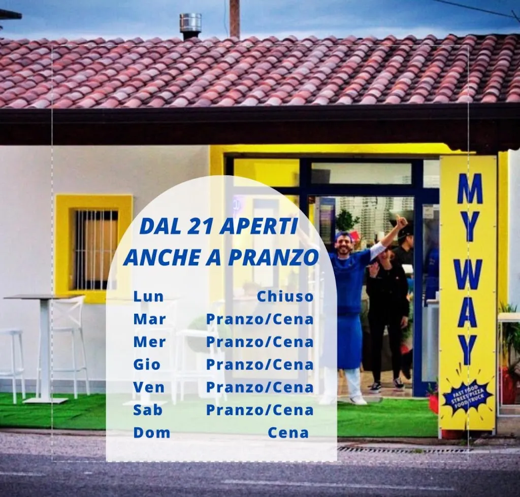 My Way Street Pizza restaurant in San Giorgio a Liri