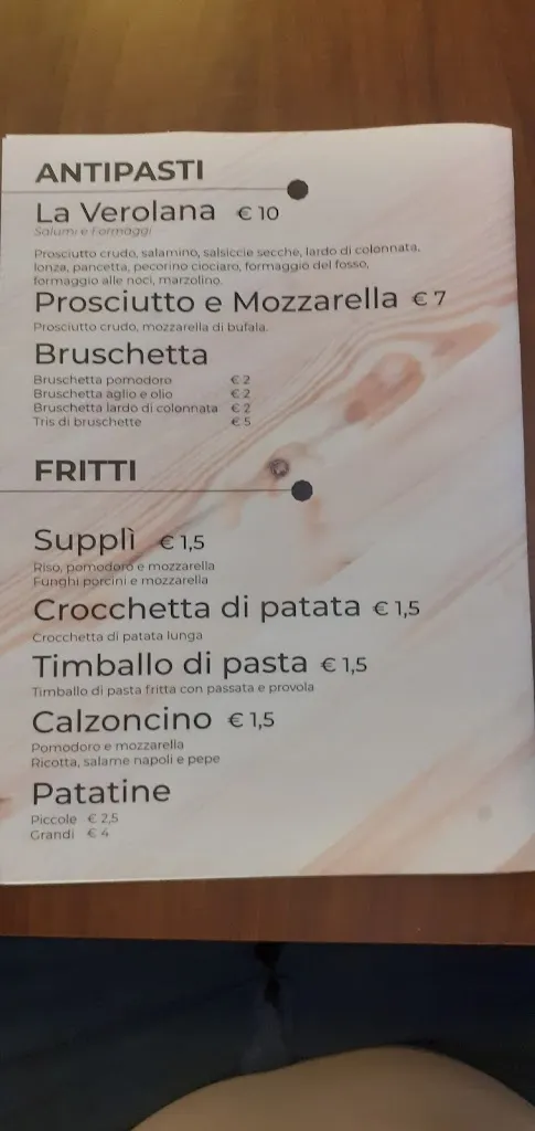 Menu_Pizzeria la verolana_San Giuseppe le Prata-Cotropagno_image_2