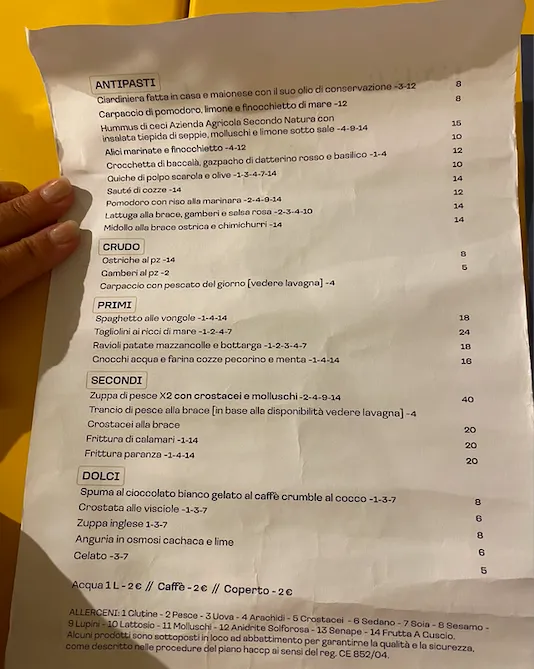 Menu_NINA | Cucina di bordo_Sabaudia_image_1