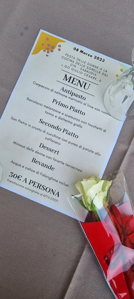 Menu_La Cucina - Sorelle Dal Cin_Sabaudia_image_3