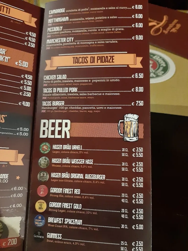 Menu_London Pub_Sabaudia_image_1