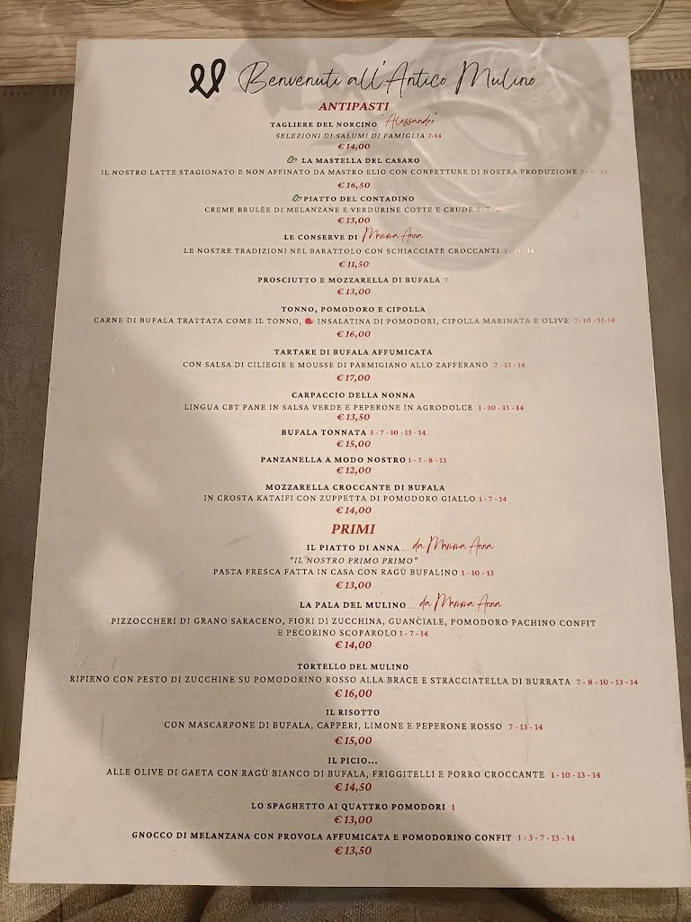 Menu_Ristorante Antico Mulino_Sabaudia_image_1