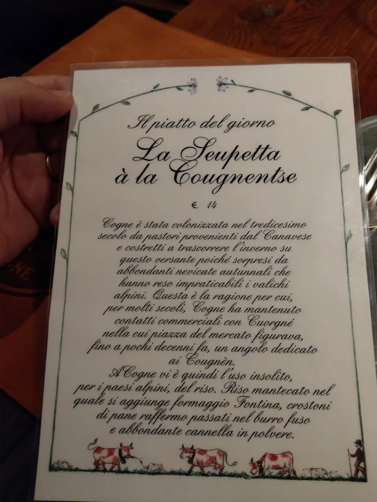 Menu_Bar à Fromage, restaurant de montagne_Cogne_immagine_3