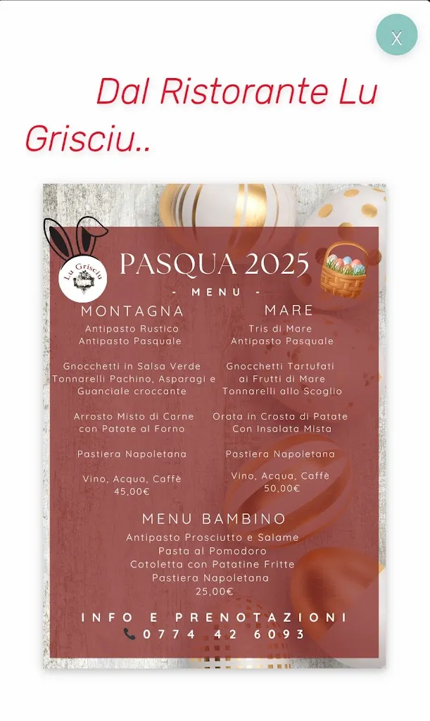 Menu_Ristorante Lu Grisciu_San Polo dei Cavalieri_image_1