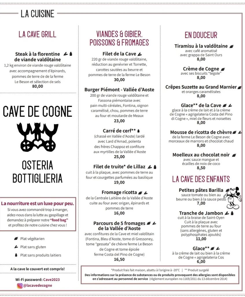 Menu_La Cave de Cogne Osteria & Bottiglieria_Cogne_image_3