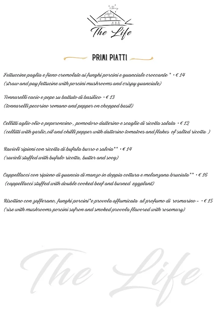 Menu_The Life_San Polo dei Cavalieri_image_1