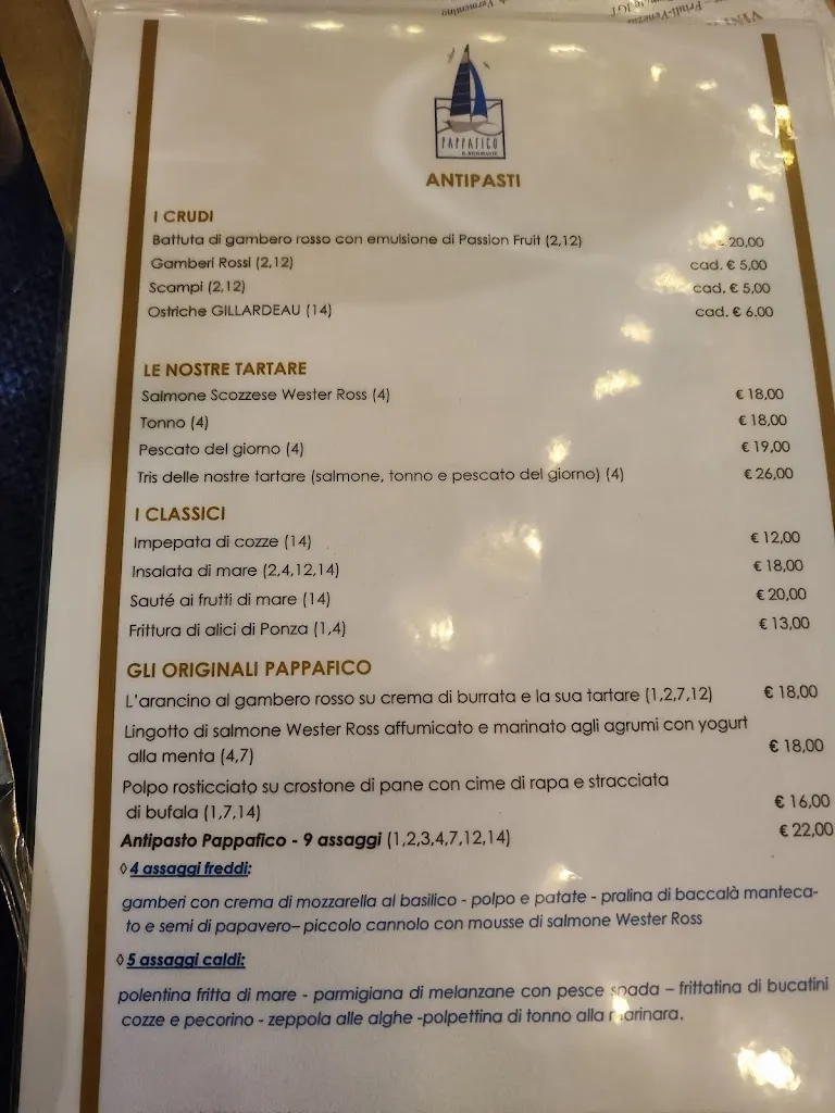 Menu_PAPPAFICO_San Felice Circeo_immagine_3