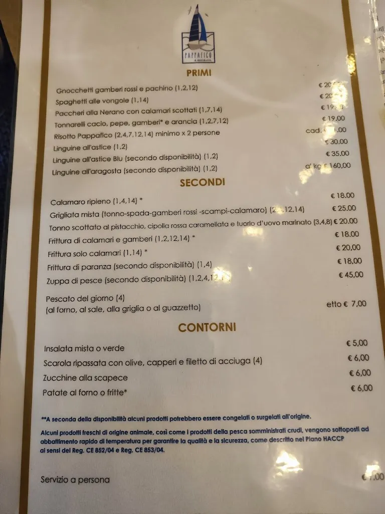Menu_PAPPAFICO_San Felice Circeo_immagine_4