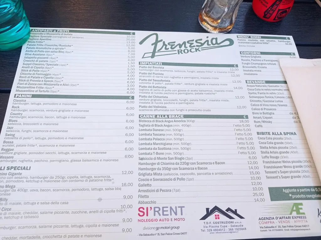 Menu_Frenesia Rock - Braceria_San Felice Circeo_image_3