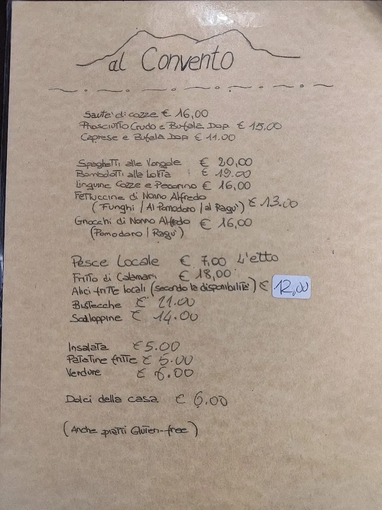 Menu_Trattoria Al Convento_San Felice Circeo_image_1