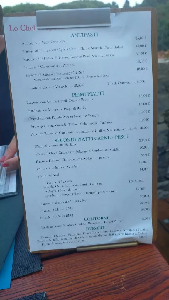 Menu_Over Sea Pub_San Felice Circeo_image_3