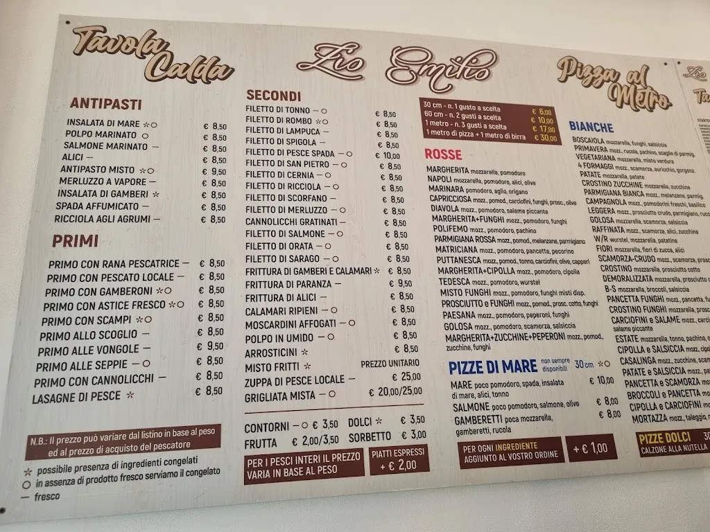 Menu_Zio Emilio Tavola Calda - Friggitoria - Pizza al Metro_San Felice Circeo_image_3
