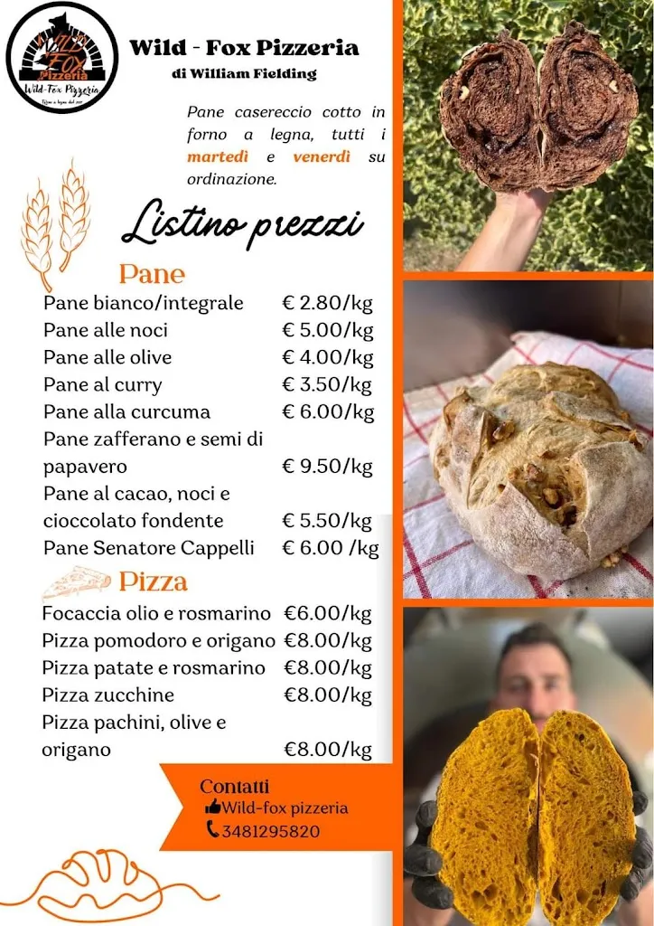 Menu_Wild-Fox Pizzeria di William Fielding_Sant'Ambrogio sul Garigliano_image_3