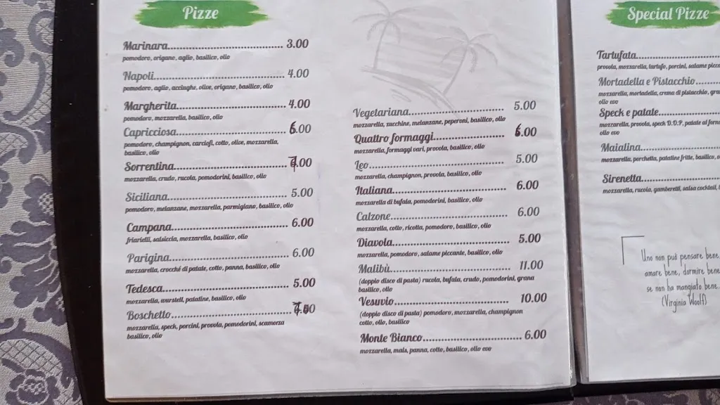 Menu_Malibu' Pizzeria And Restaurant_Santi Cosma e Damiano_image_1