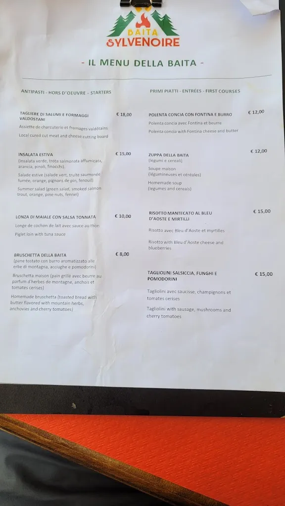 Menu_Baita Sylvenoire_Cogne_immagine_2