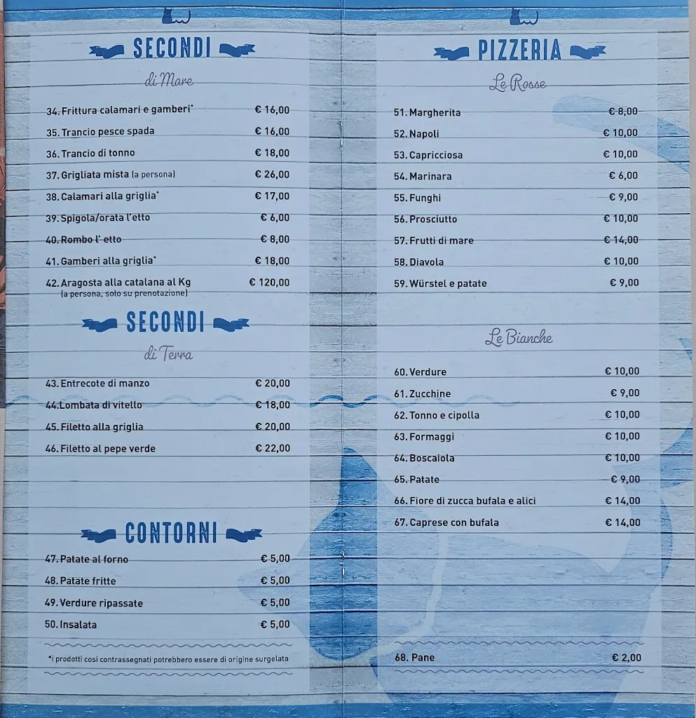 Menu_La Gattammare Ristorante Pizzeria Bar Santa Marinella_Santa Marinella_image_1