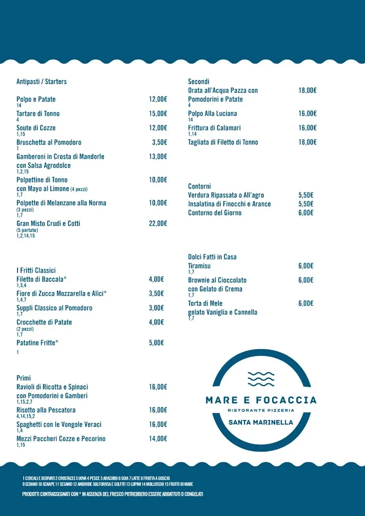 Menu_Mare e focaccia_Santa Marinella_image_2
