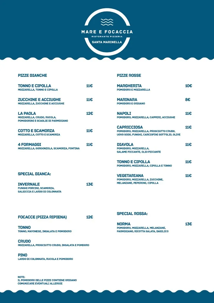 Menu_Mare e focaccia_Santa Marinella_image_3