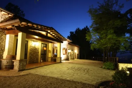 Casale Le Schiazze restaurant in Scandriglia