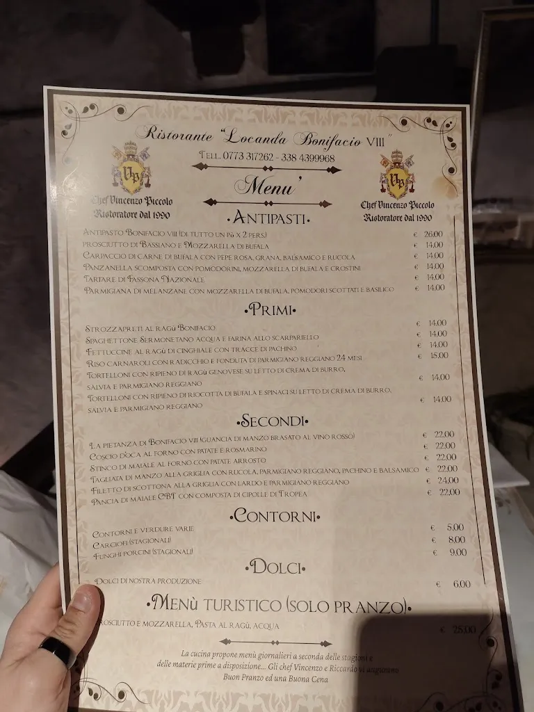 Menu_Ristorante locanda Bonifacio VIII_Sermoneta_immagine_3