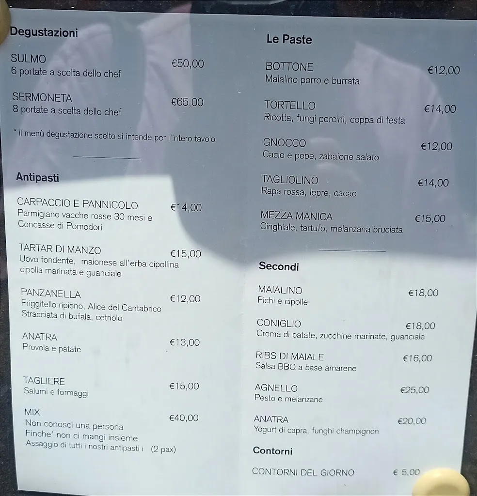 Menu_Il Pomarancio - Trattoria Libera_Sermoneta_image_2