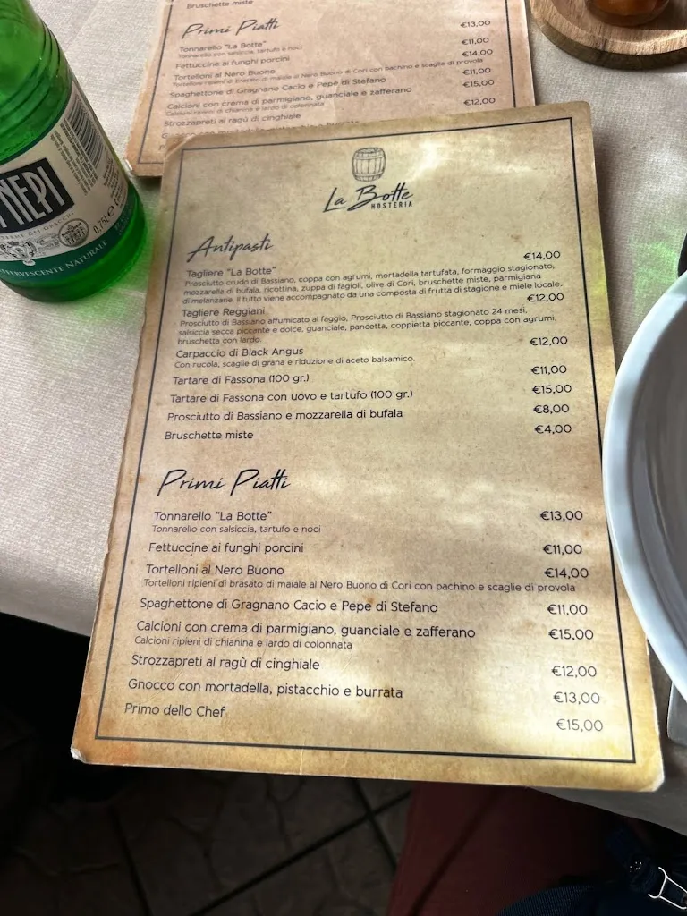 Menu_Hosteria La Botte_Sermoneta_image_2