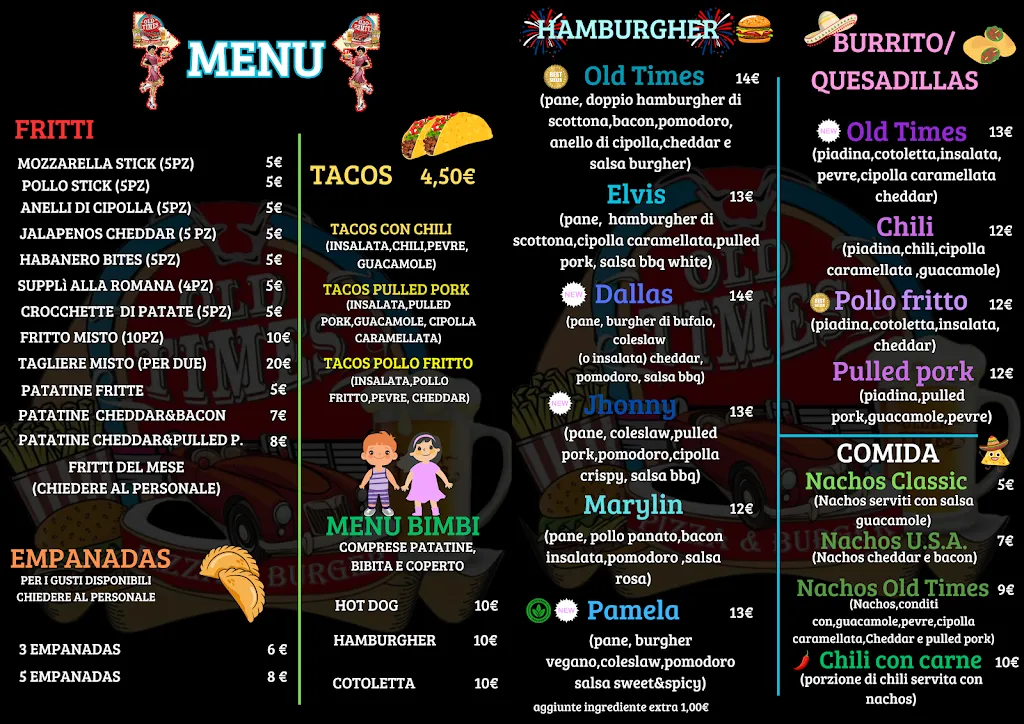 Menu_Old Times_Sermoneta_image_1