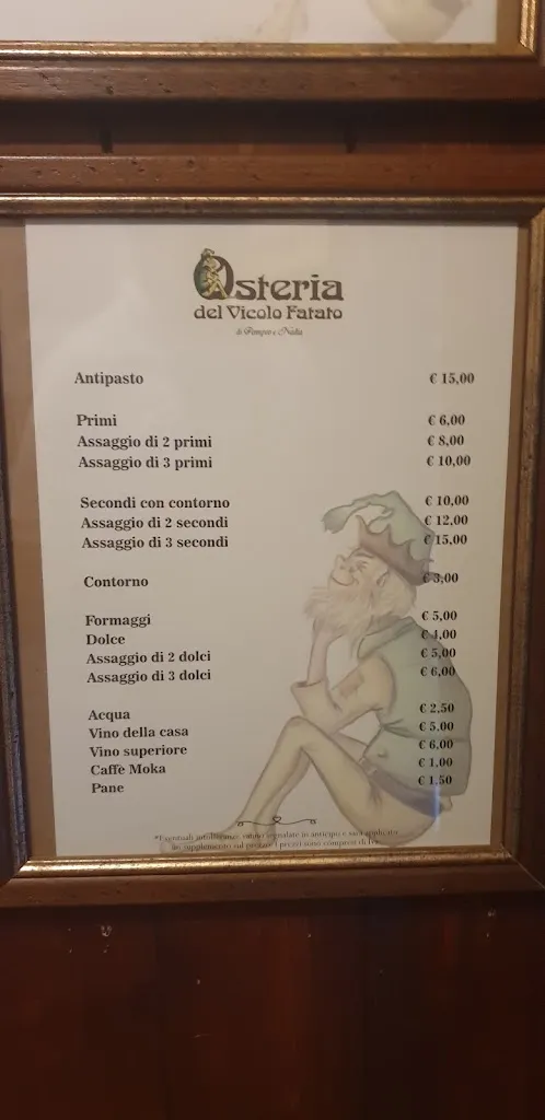 Menu_Osteria del Vicolo Fatato Di Pompeo_Serrone_imagen_2