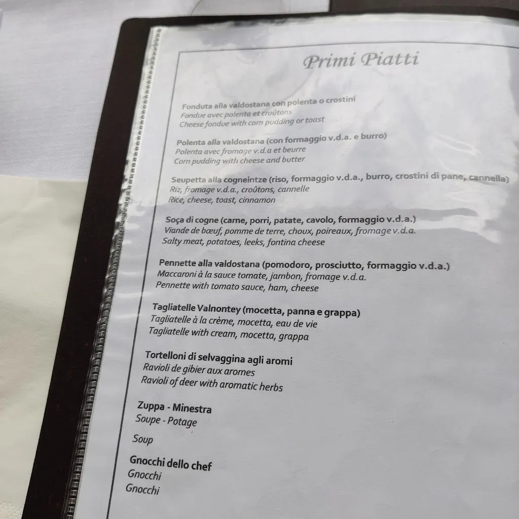 Menu_Bar Ristorante Valnontey - Valnontey _Cogne_image_1