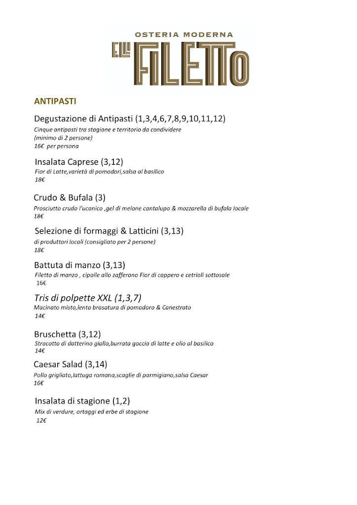 Menü_Fratelli Filetto - Osteria Moderna_Tarano_Bild_2