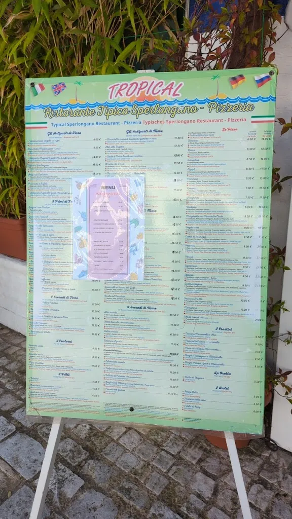 Menu_Ristorante Pizzeria Tropical_Sperlonga_immagine_1