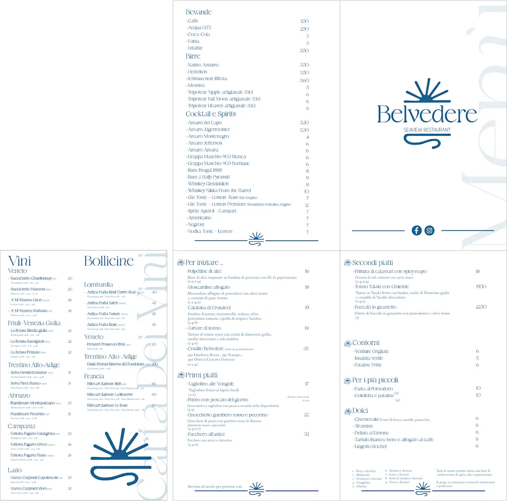 Menu_Belvedere Seaview Restaurant_Sperlonga_image_1