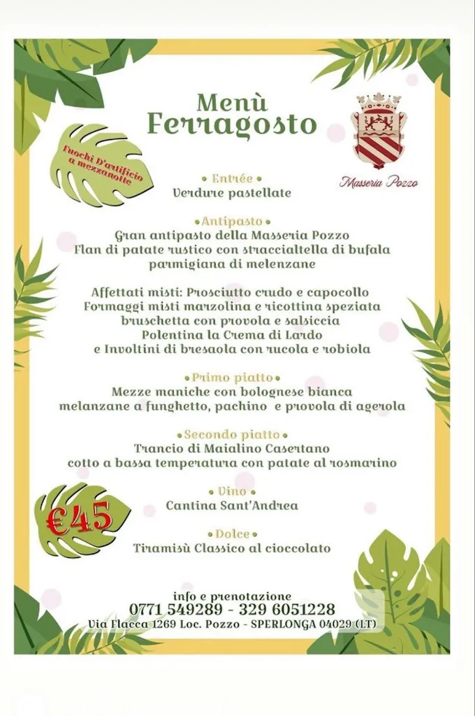 Menu_Agriturismo Masseria Pozzo_Sperlonga_image_1