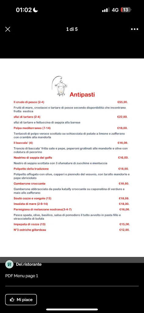 Menu_ristorante la lanterna_Sperlonga_immagine_2