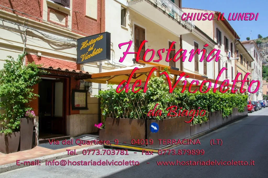 Hostaria del Vicoletto restaurant in Terracina