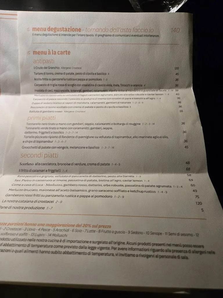 Menu_Il Granchio_Terracina_immagine_1