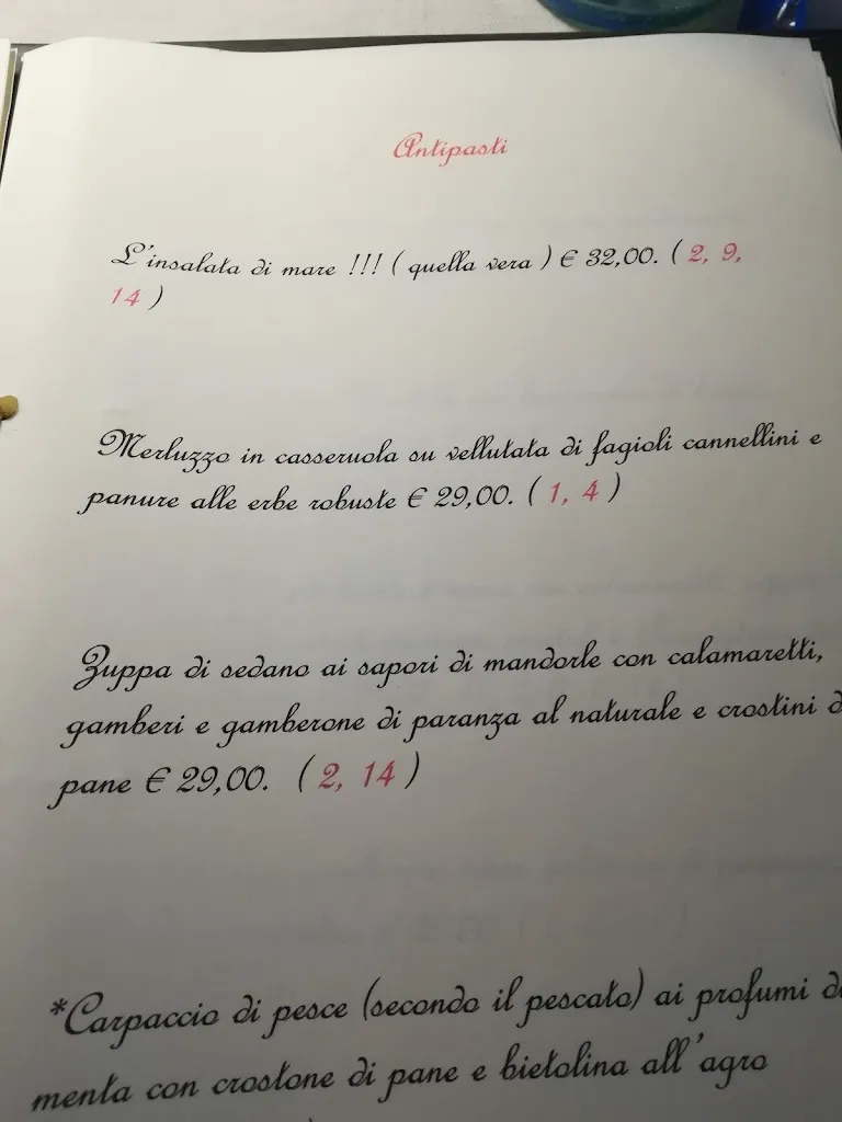 Menu_Il Granchio_Terracina_immagine_3