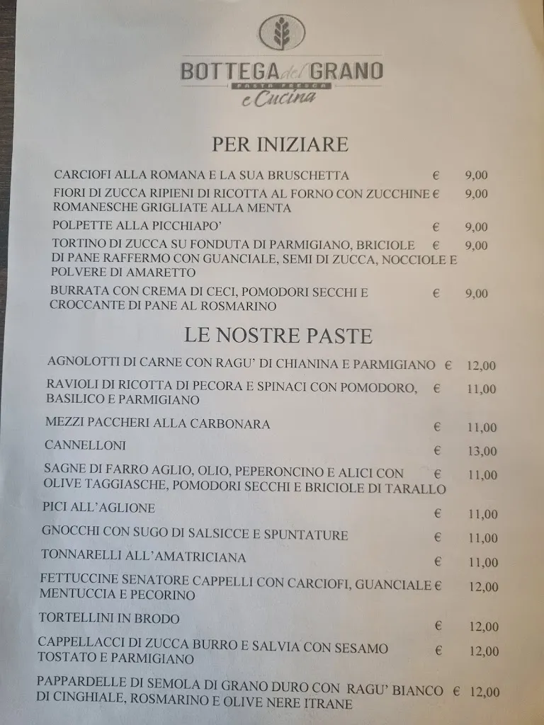 Menu_Bottega del Grano_Tivoli_image_1